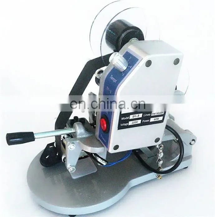 DY-8 Manual Expiry Date Stamp Printing Machine