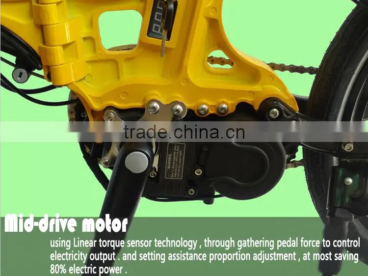 online b2b marketplace 36v mid drive foldable electric bicycle crank motor