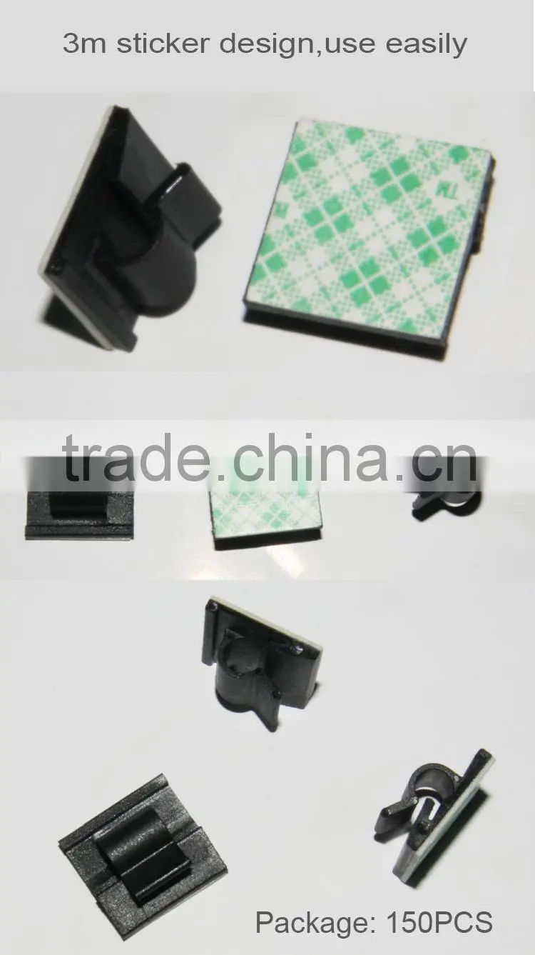 Factory direct selling 3m plastic car cable clip