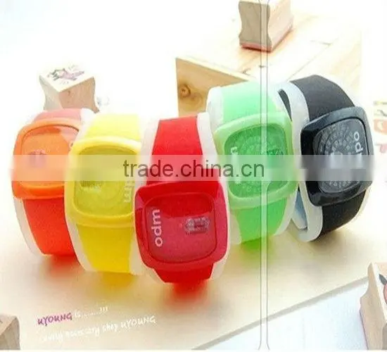 2013 Fashion silicone jelly watch candy odm watch
