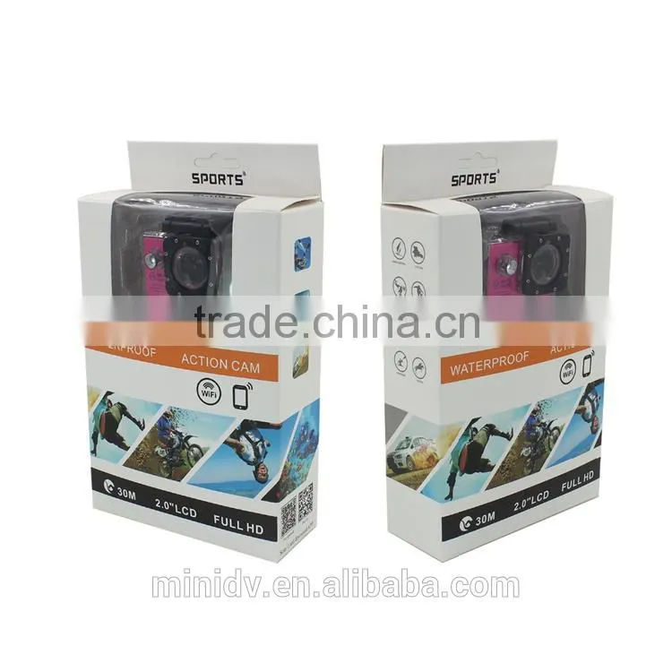 8 colors available 30 meters waterproof full hd 1080p action camera with wifi - SJ7000 with 2.0inch ltps wide screen, 720p 60fps