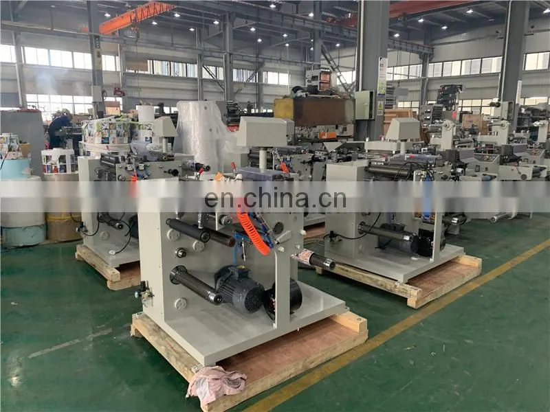UTS450 Automatic Self-Adhesive paper Sticker Label Cutting Sitting Rewinding Machine