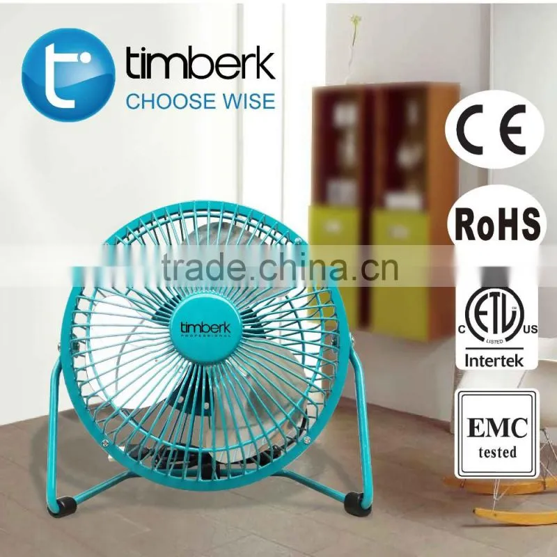 High quality metal DC usb fan 6 inch