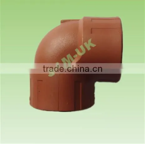 taizhou factory FEMALE ELBOW orange color 1"