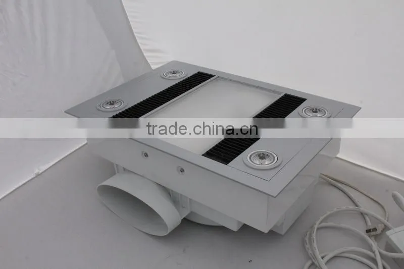 Bathroom heater with halogen lamp glass panel ,LED downlight