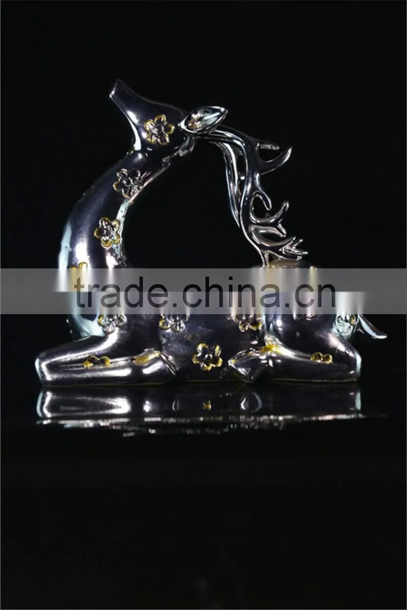 Deer Aircraft Decoration Sculpture Modern Statue Architectural Model monument souvenir