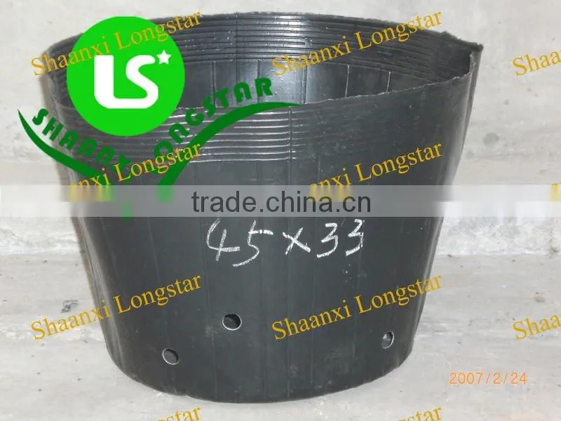 Plastic nursery pots and planters