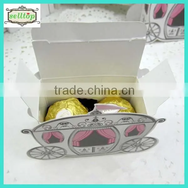 Cute 230g paper favor box wedding