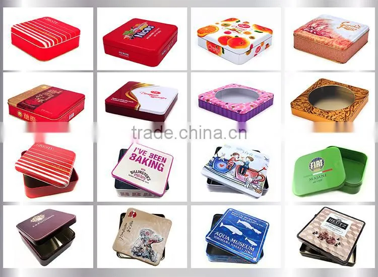 Chinese factory directly round tin tray/metal tin tray for serving/metal tray