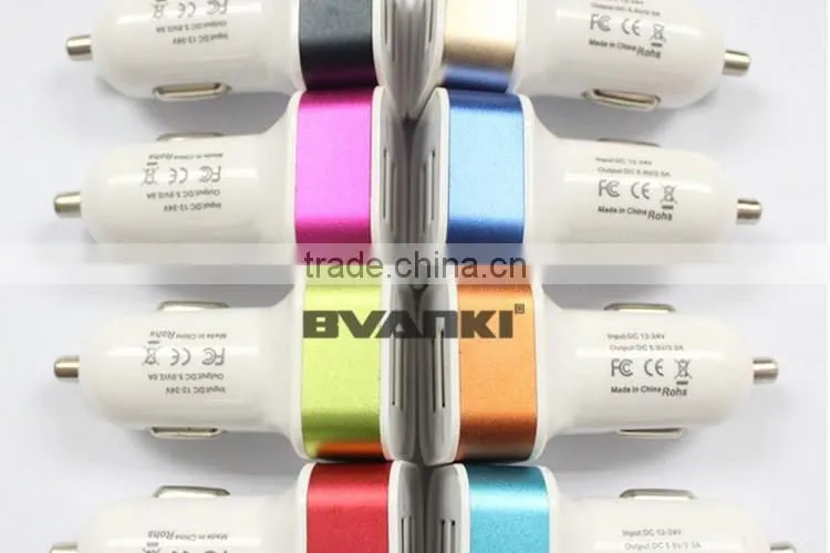 new products 2016 qc2.0 car charger, usb car charger for charging mobile phone/tablet/MP3 devices china supplier free sample