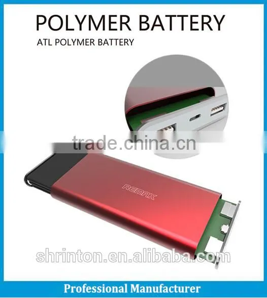 Shenzhen Factory Wholesale 10000mAh Mobile Power Bank /CE/FCC/Rohs