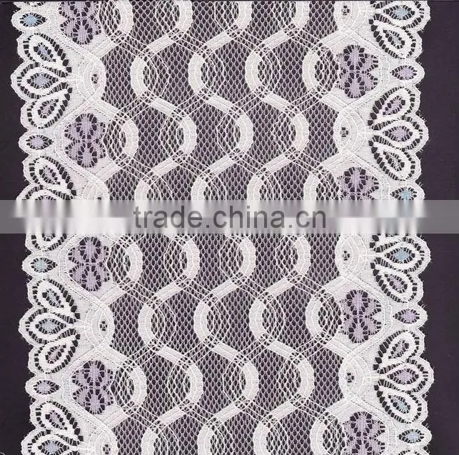 spandex/nylon lace trim