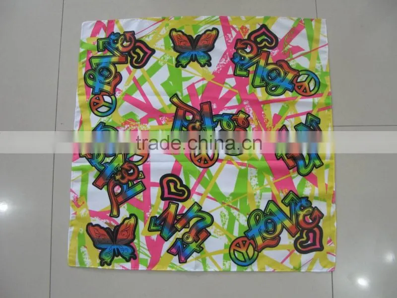 Custom logo printed flag bandanas for sale