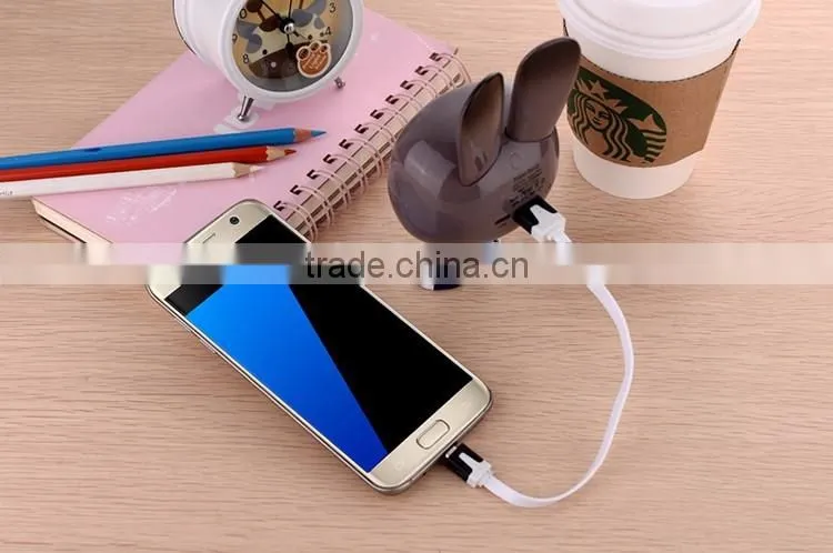 (Factory Price) Emoji cartoon mini power charger, emoji power charger, cartoon mini power