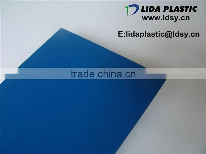 Wholesale Glossy Surface Rigid Dark Blue PVC Deco Sheet for Walls