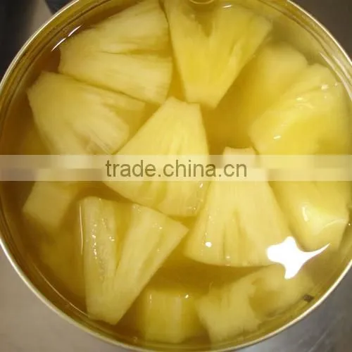 Canned pineapple chunks with high quality