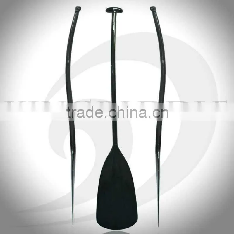 Carbono Rowing Canoe Paddle with Canoe Carrier