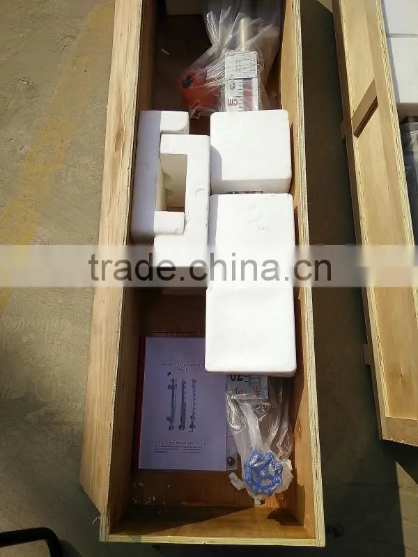 hot sale corrosion resistant chemical plant PTFE magnetic level indicator