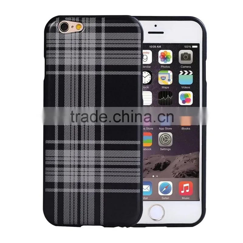 SLD Grid Graid England Style Shockproof Soft TPU Rubber Back Cover Case for Samsung S7 Edge S7 S6 edge Plus S6 edge S6 MT-5805