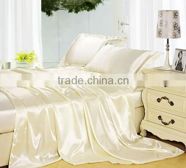 2015 Wholesale Luxury 19mm 20mm 25mm King size 100% Silk Bedding set with OEKO-TEX