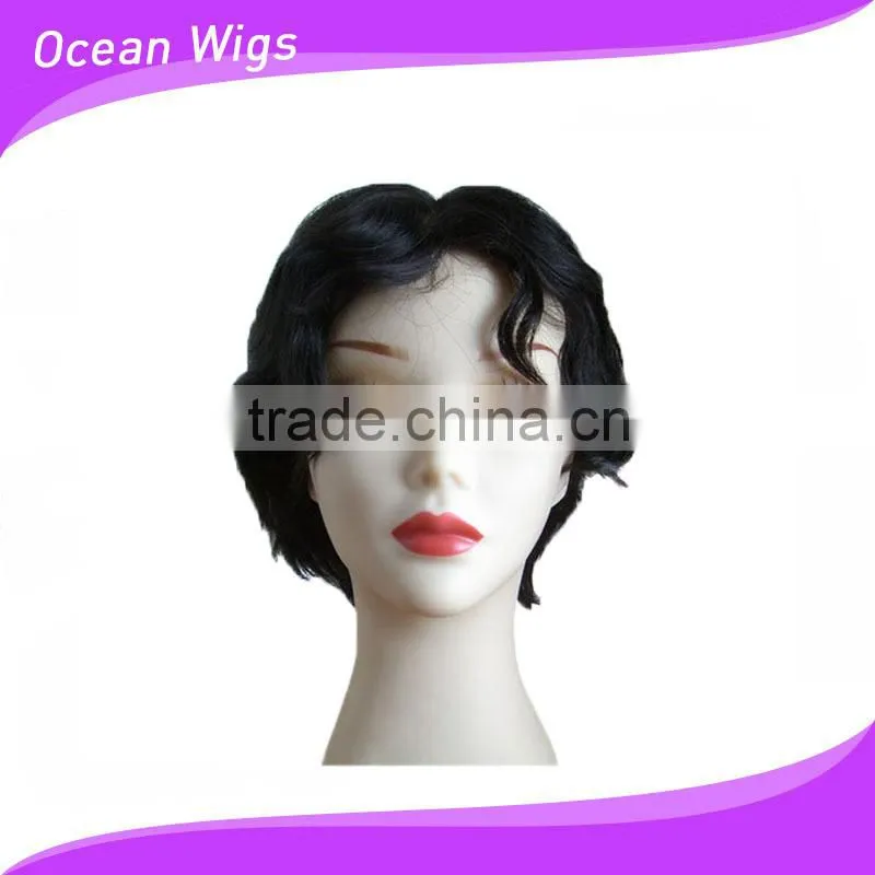 Brazilian Full Lace Wig natural color 100% Virgin Human Hair Wig