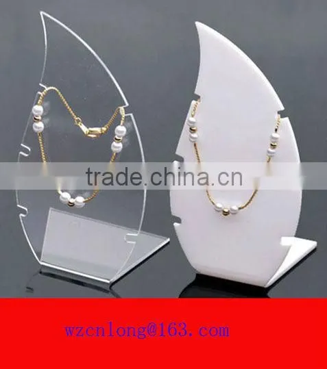 Clear acrylic freestanding sign holder