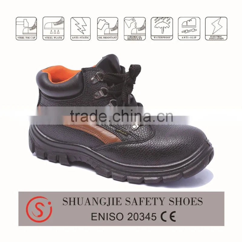 2014 new style anti-puncture safety steel toe shoes for men