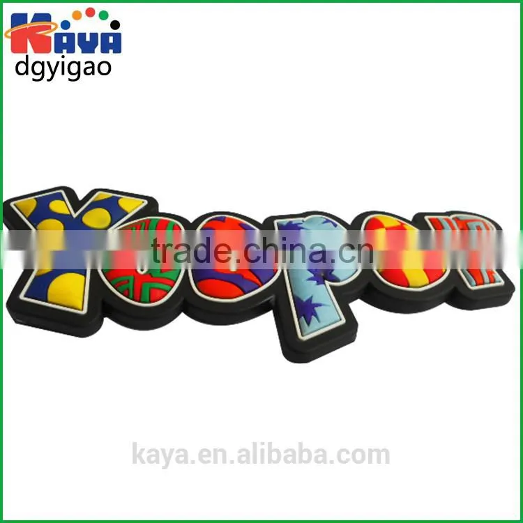 Eco-friendly 2D & 3D plastic letters sticker