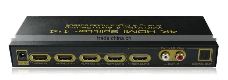 4 port hdmi splitter with SPDIF connection