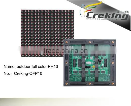 shenzhen Creking wholesale outdoor full color led display module/P6 P8 P10 P16 P20 P25 outdoor led message display moudle price
