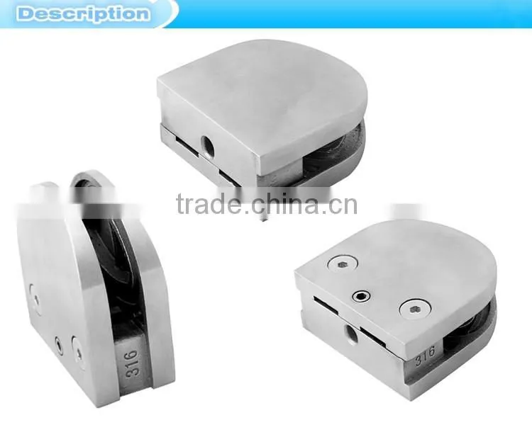 U shape glass bracket