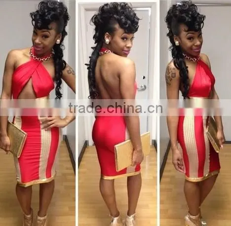 sexy beautiful bandage dress 2014 fetish clothing