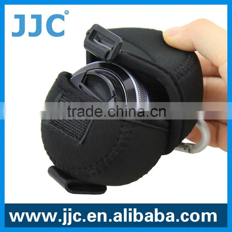 JJC Factory direct sale easy carrying microfiber lens pouch