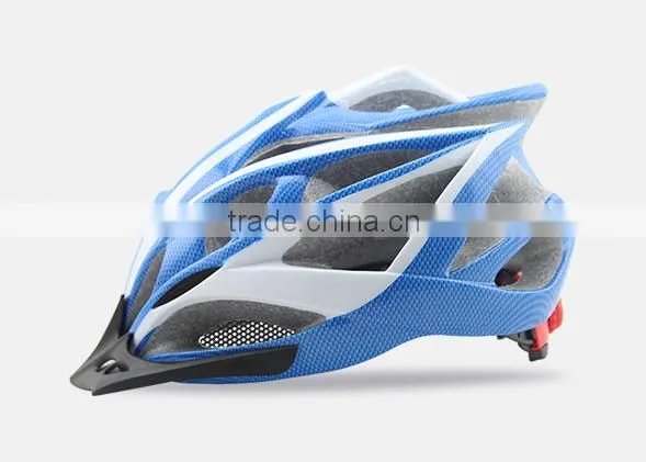 Industrial Adults safety protection bike helmet with in-mold visor