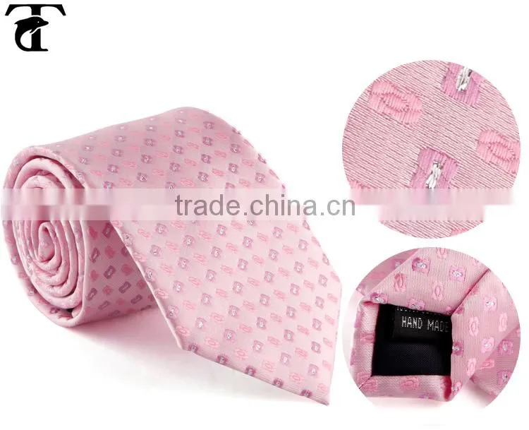 fashion printing design weddiing tie red party necktie for mens
