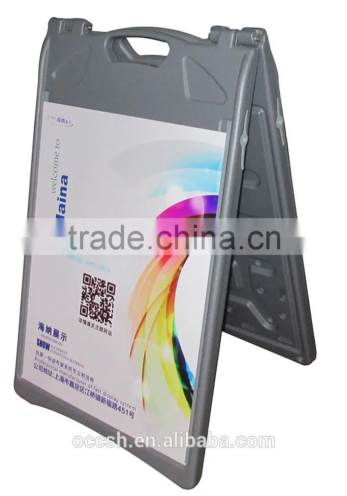 Pavement Water Base Banner Stand, Double Side Heavy Display Poster Frame