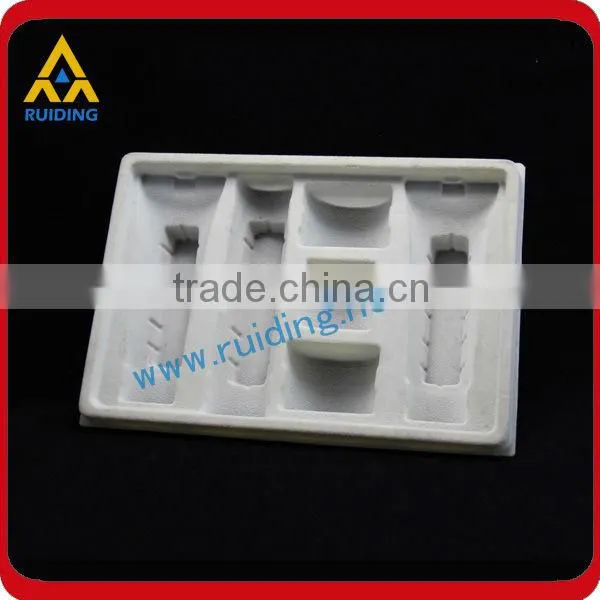 custom flocked plastic sample tray