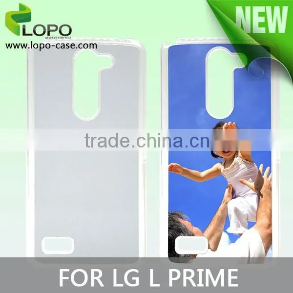 New 2D DIY Sublimation Hard Plasic cover case for LG PRIME