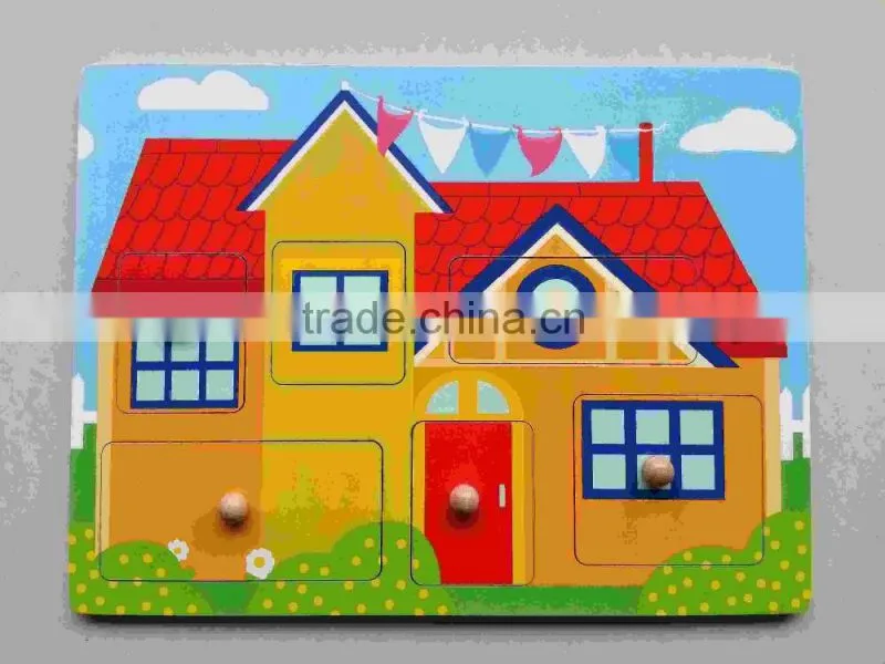hot selling wooden educational kids puzzle toys