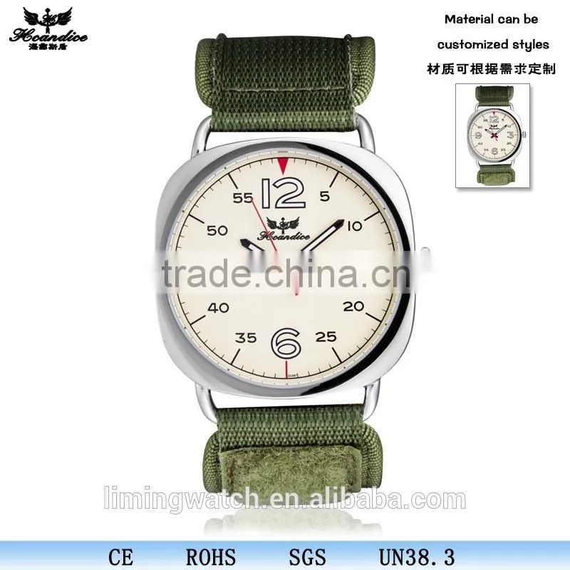fashion playboy band nylon sport quartz watch
