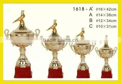 homing pigeon metal trophy/1618