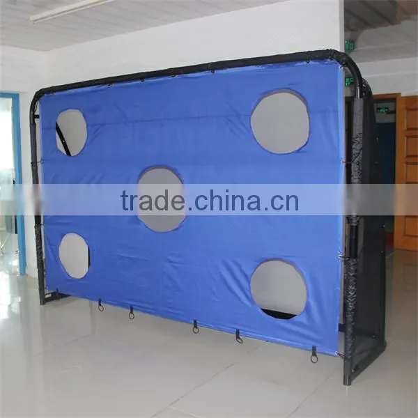Portable shooting target metal frame football soccer goal