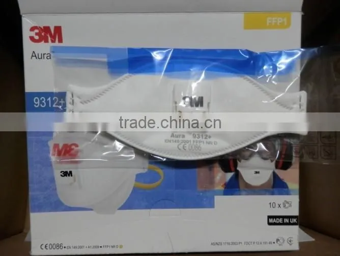 3M 9312+ Aura FFP1 particulate respirator