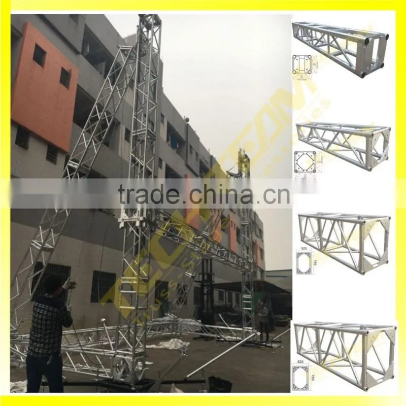 Main Tube Thickness 3mm Aluminum bolt truss