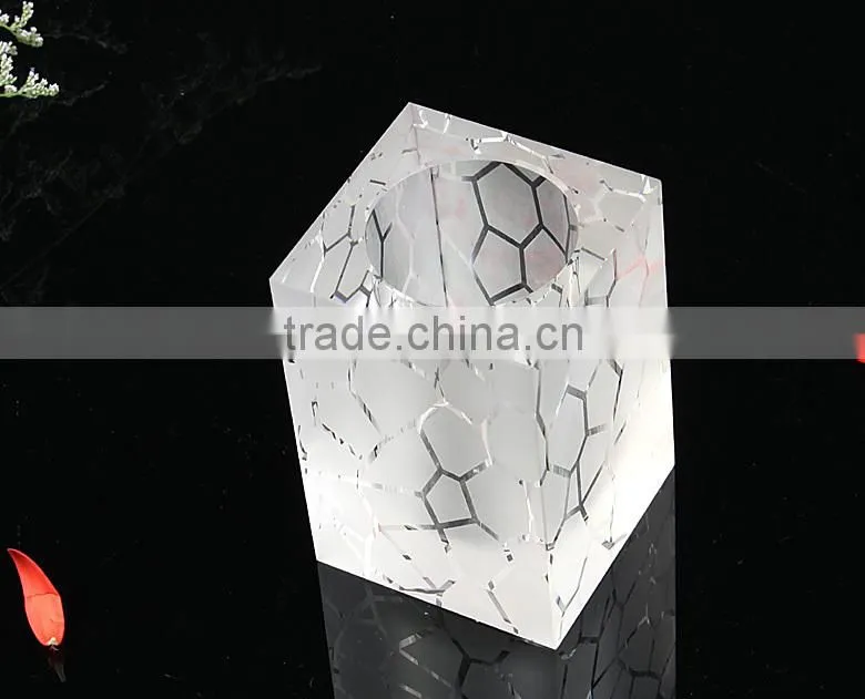 Crystal Pen Holder Office Table Decoration Item