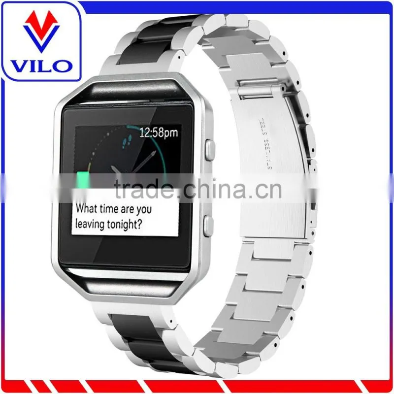 For Fitbit Blaze Wrist Strap, Stainless Steel Bracelet Band Strap for Fitbit Blaze Smart Fitness Watch