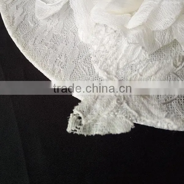 Hot Butterfly Flower with Rhinestone Decoration Lady Sinamay Hat