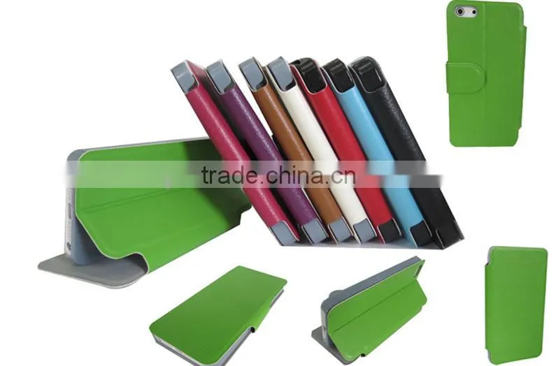 wallet design leather smart phone case for iphone6
