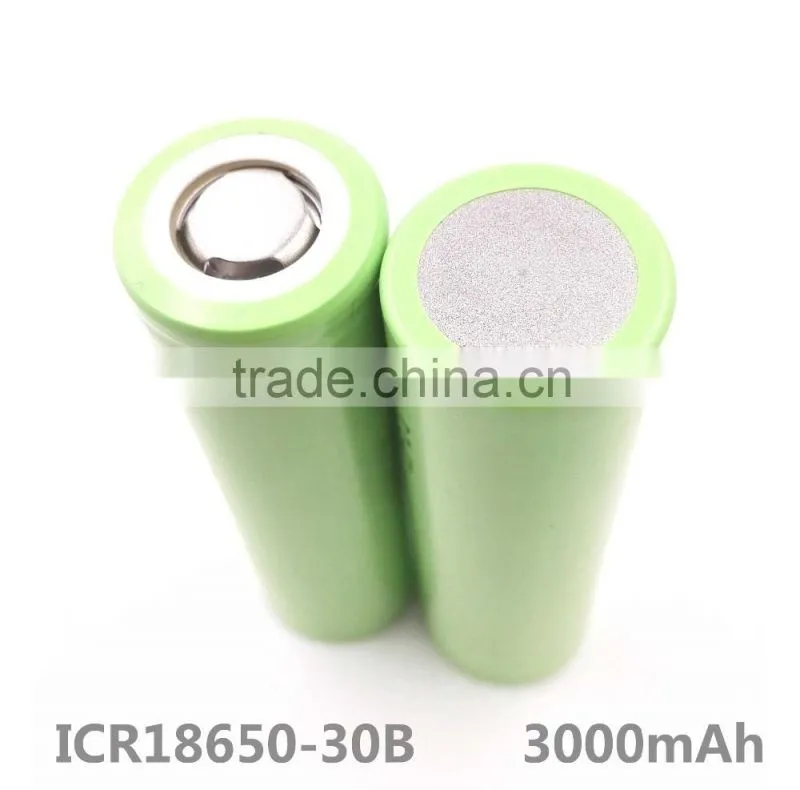 100% original 18650 battery Li-ion ICR18650 30B 3000mAh