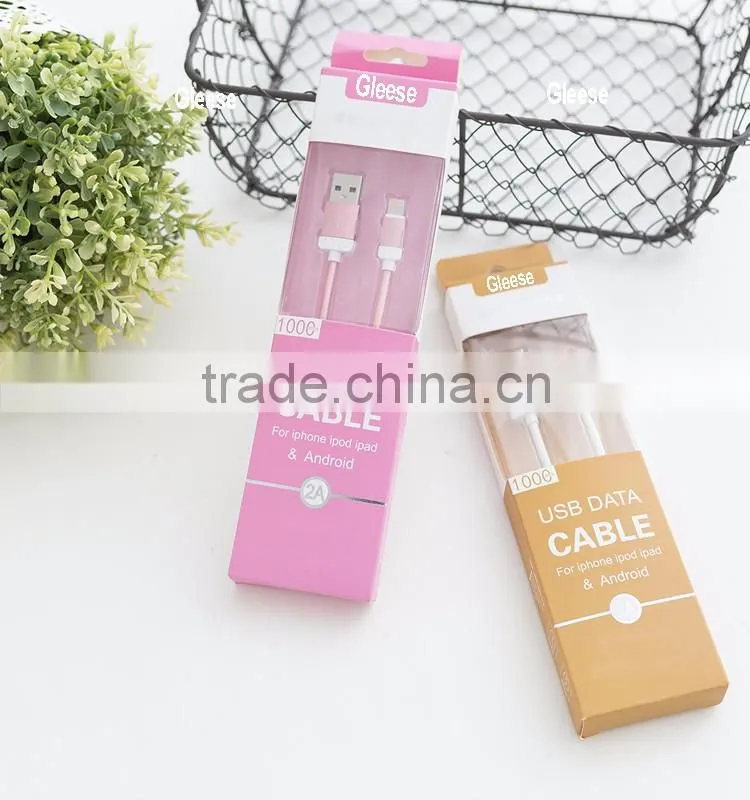 2016 Best quality for cellphone usb cable for Apple